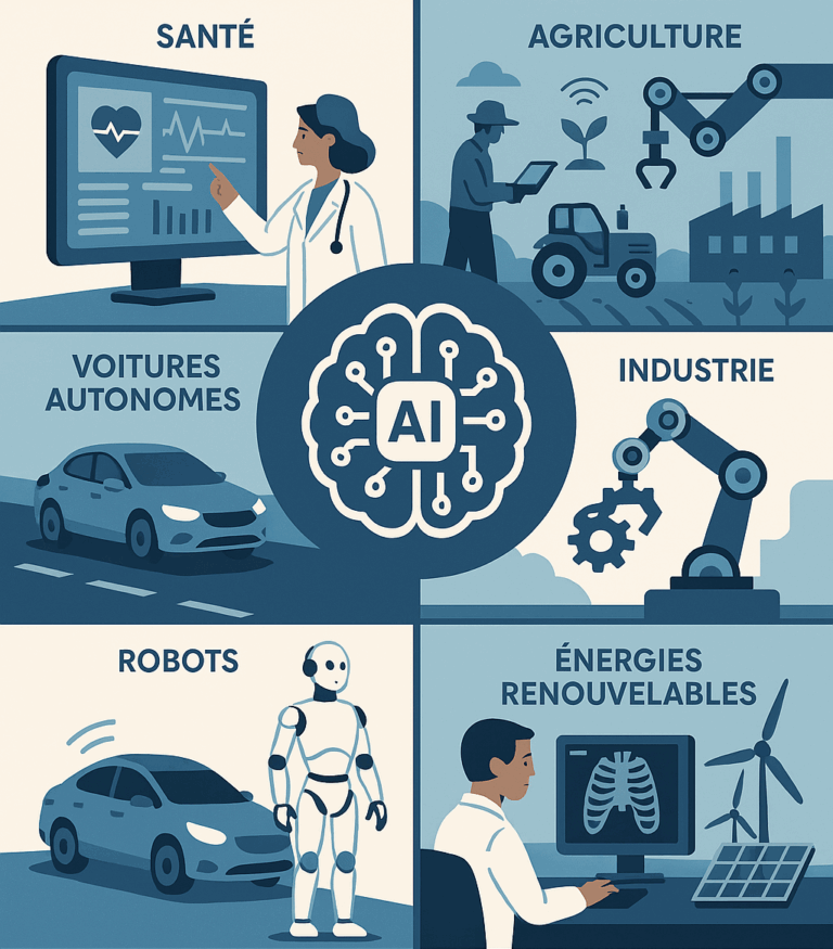 Existing and Future Application Areas of AI